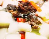 ほっこり♡簡単☻﻿牛肉大根作り方4写真