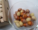 銀杏の胡麻油炒め作り方1写真