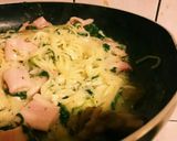 ほうれん草とたまごのバター醤油パスタ作り方10写真