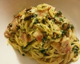 ほうれん草とたまごのバター醤油パスタ作り方12写真