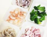 ピザとホワイトのWソースドリア作り方1写真