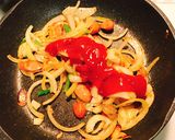 食堂の味!ナポリタン作り方6写真