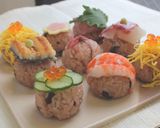 赤飯おこわ　手まり寿司作り方6写真