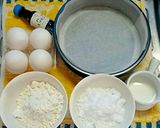 簡単!ノンオイルdeふわふわ共立てケーキ作り方1写真