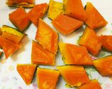レンジ時短で簡単!かぼちゃと厚揚げの煮物作り方2写真