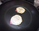 餃子の皮のパニーニ風おつまみハムVer作り方3写真