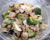 ベーコンと温野菜のチーズサラダ作り方5写真