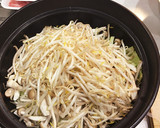 みぞれ鍋風 豚肉野菜の蒸し焼きin焼き餅作り方2写真