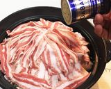 みぞれ鍋風 豚肉野菜の蒸し焼きin焼き餅作り方3写真
