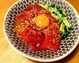 （一人前）火を使わない！まぐろユッケ丼作り方6写真