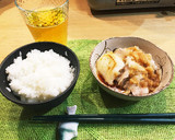 みぞれ鍋風 豚肉野菜の蒸し焼きin焼き餅作り方7写真