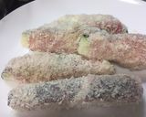 肉巻き茄子フライ☆胡麻味噌マヨソース添え作り方3写真
