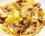 冬野菜の和風めんつゆパスタ作り方6写真