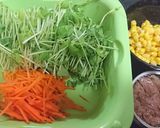 コスパ◎【豆苗とツナのシーザーサラダ】♪作り方2写真