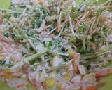 コスパ◎【豆苗とツナのシーザーサラダ】♪作り方5写真