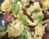 簡単★ウインナーと枝豆の卵とじ★お弁当作り方4写真