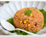 野菜たっぷりケチャップピラフ【作りおき】作り方5写真