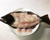 伊良湖の天然ひらめ〜姿造り〜作り方1写真