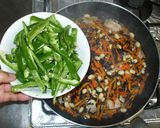 マリネ野菜炒め♪ひじきピーマン大豆ひき肉作り方11写真