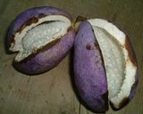 アケビの皮の味噌炒め作り方1写真