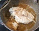 簡単!青じそドレッシングで鶏胸肉の蒸し煮作り方3写真