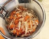 豆苗と根菜の白和え作り方4写真
