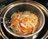 豆苗と根菜の白和え作り方6写真