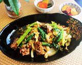 パッとすぐ出来る！サバ缶と小松菜の卵炒め作り方5写真