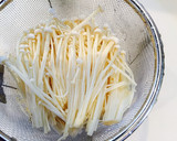 真子入り真カレイの煮付け エノキ添え作り方4写真