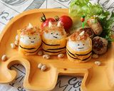 節分の子供ご飯　鬼デコにぎり作り方6写真