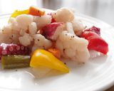 たことカリフラワーのピクルスサラダ作り方3写真