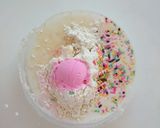ダイソー製菓材料で！ピンクチョコ蒸しパン作り方4写真