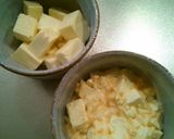 豆腐と鮭のとろろ蒸し作り方4写真