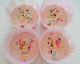 ダイソー製菓材料で！ピンクチョコ蒸しパン作り方6写真