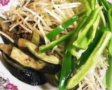 ☆なす挽肉焼きそば(^.^)作り方3写真
