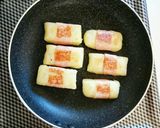 お弁当にも☆ハム巻きチーズポテト餅。作り方10写真