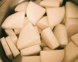 沖縄のお雑煮風❗さっぱりもつ煮❗作り方3写真