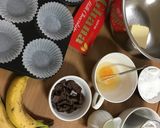 チョコバナナマフィン作り方1写真