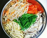 細切り野菜の花束しゃぶしゃぶ作り方1写真