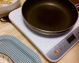 IHクッキング　フライパンでお好み焼き作り方2写真