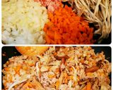 ＊舞茸と椎茸の炒り豆腐＊作り方2写真