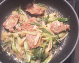 豚ヒレと長ねぎのはちみつ味噌炒め＊作り方5写真