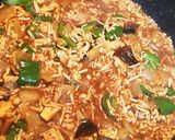 ＊焼きカレーうどん(*^^*)作り方3写真