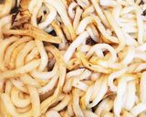 ＊焼きカレーうどん(*^^*)作り方4写真