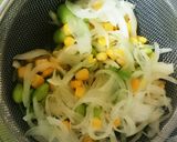 簡単☆節約 和風マヨサラスパ作り方5写真