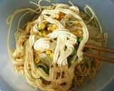 簡単☆節約 和風マヨサラスパ作り方9写真