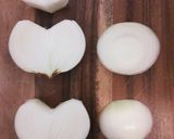スキレットで♡ハートの玉ねぎハンバーグ作り方1写真