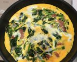ほうれん草とコンビーフの卵とじ作り方4写真