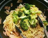 ブロッコリーとシーフードの和風パスタ♪作り方6写真