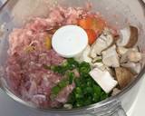 旬の白菜がたっぷりとれる鶏団子汁作り方3写真